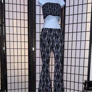 Tipper Crop Top/Matching Flares